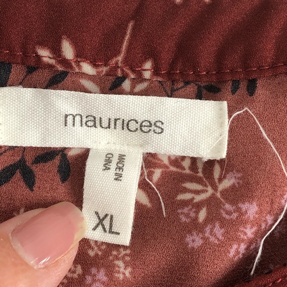 Maurices Live and Let Live St. John’s Bay Tops XL - Picture 8 of 16